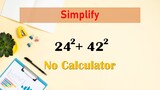 Nice Exponent Math Simplification Problem on University War (Korean Show) | Quick Tricks