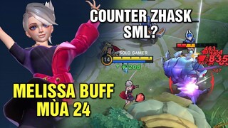 Tốp Mỡ | MELISSA MÙA 24 MỚI: COUNTER ZHASK! THỰC THỂ ĐẶT RA BỐC HƠI LUÔN?? | MLBB