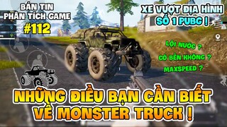 GIẢI MÃ MONSTER TRUCK: CHIẾC XE VƯỢT ĐỊA HÌNH CỰC ĐỈNH SẮP RA MẮT TRONG PUBG MOBILE !