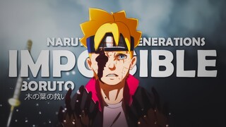 Boruto「AMV」Impossible ᴴᴰ