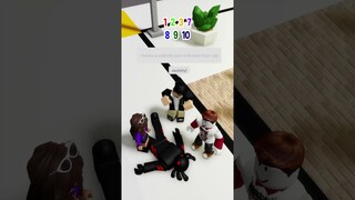 roblox but if i say every number the video ends 😱 #shorts