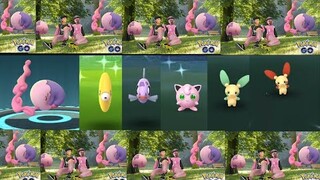 New Pokemon Valentines day event 2021. In the wild shiny Plulse, Minon, Luvdisc and more!