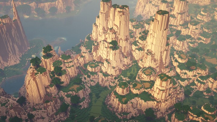 Minecraft epic terrain meets 2080Ti - where did our world come from - epic map scenery photography: 