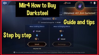 Mir4 How to Buy Darksteel Guide ( Tagalog )