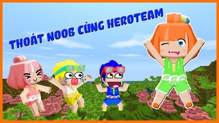 THỬ THÁCH 1 NGÀY BAY LÊN MẶT TRĂNG MINIWORLD THOÁT KIẾP NOOB CỦA KAMUI CÙNG HERO TEAM | Kamui TV