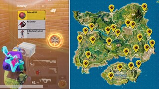 Spider Man Web Shooter All Locations in Erangel | PUBG MOBILE | BGMI