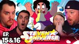 Steven Universe Episode 15 & 16 Group Reaction | Onion Trade / Steven the Sword Fighter