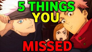 5 Things You Missed In Jujutsu Kaisen Season 2 Episode 5