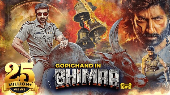 Gopichand's BHIMAA (2024) Full Movie | New Released South Hindi Dubbed Action Movie | Malvika Sharma