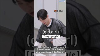 hoshi clowning mingyu when he changing his voice to respond to him 😂🤣 #GOING_SVT