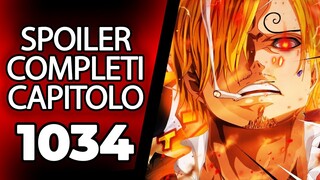 ONE PIECE SPOILER COMPLETI - 1034 ANTICIPAZIONI DI FUOCO!