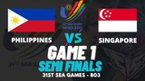 [GAME 1] PH vs. SG: SEMI FINALS 31st SEA Games MLBB 2022 Day 2