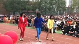 School sports meeting surprises with trendy performance of "Blue Enchantress"