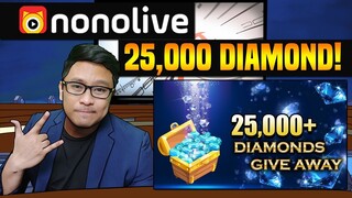 I'M GOING TO LIVE STREAM AT NONOLIVE! 25,000 DIAMONDS GIVEAWAY!