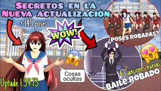 Secretos en la nueva actualización 🤔| Bailes robados 🤯| Uptade 1.039.73 | Sakura School Simulator