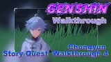 [Genshin  Walkthrough]  Chongyun Story Quest  Walkthrough 4