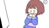 [ask] What did frisk see?