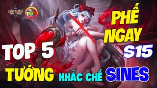 Liên quân Top 5 Tướng khắc chế Sinestrea mùa 15 biến Quái vật thành Bayby - cách chơi Sinestrea TNG