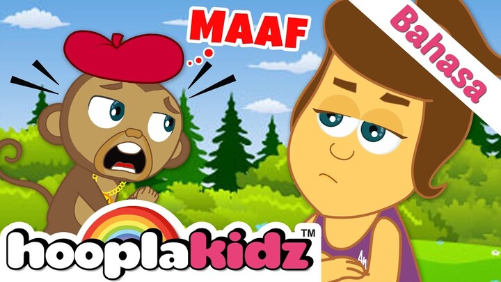 Berkata Tolong, Maaf Dan Terimakasih | Sorry, Thank You | HooplaKidz Bahasa | Lagu Anak Anak