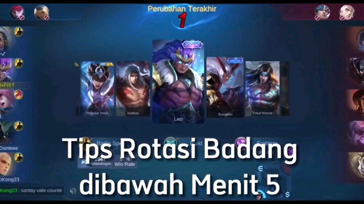 GamePlay Rotasi Hero Badang Mlbb