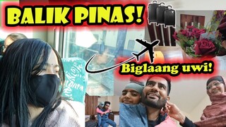 Iiwan Ulit Ang mga Byenan! Biglaang Uwi sa Pinas // Filipino Indian Vlog