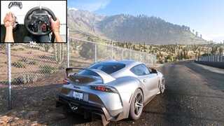 2020 Toyota GR Supra | Forza Horizon 5 | Logitech g29 gameplay