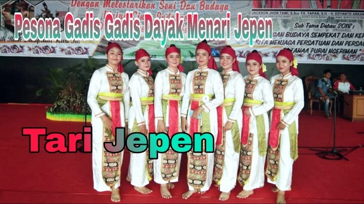 Penosana Gadis Gadis Dayak Nari Jepen | The Best Jepen Dance | Tari Jepen Kutai Barat