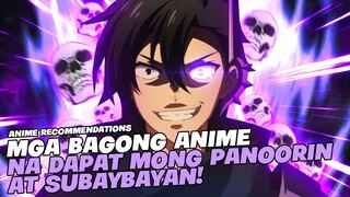 TOP 5 BAGONG ANIME NA DAPAT MONG PANOORIN AT SUBAYBAYAN!