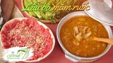 Siêu phẩm Lẩu Bò Mắm Ruốc đặc sản Bình Dương - Beef and Shrimp Paste hotpot | Bếp Cô Minh Tập 218