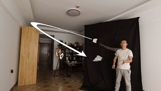 台湾苏老师回旋纸飞机，随便扔都不会落地的神奇纸飞机