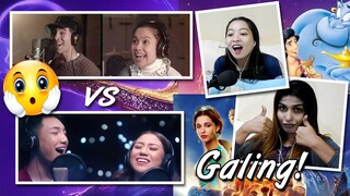 She's pinoy?! | Foreign friends reaction - A whole new world battle (original vs. 2019)