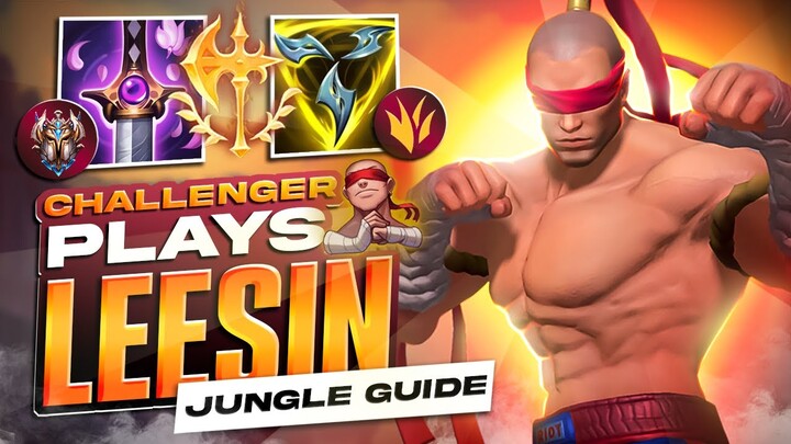 WILD RIFT LEE SIN CHALLENGER PLAYS  - Full Guide + BEST Build & Runes Setup