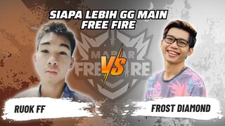 Ruok FF vs Frost Diamond: Gamer FF Terkuat Lawan Youtuber FF Terkuat!! | Free Fire Match 44 #short