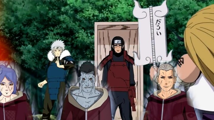 The only 3 Akatsuki members in Yakushidou who were not reincarnated because they were not strong eno