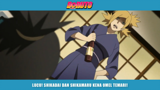 Lucu! Shikadai dan Shikamaru Kena Omel Temari! | BorutoEp. 3 Funny Moments