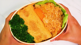 ข้าวผัดกิมจิกับไข่เจียวม้วน Kimchi Fried Rice 🍱🥦🥕🥚