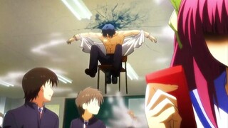 Angel Beats: Cảnh tượng nổi tiếng xoắn ốc trên bầu trời