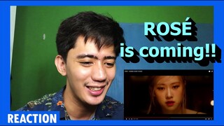 [So Pretty!!] ROSÉ - COMING SOON TEASER Reaction Video