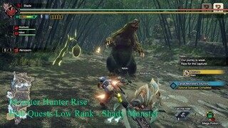 Monster Hunter Rise - Hub Quests Low Rank - Shady Monster