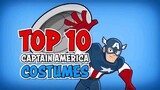 Captain America's Top 10 Costumes!