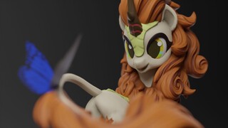 [MLP]一个马迷制作了麒麟模型，这是他屏幕发生的变化