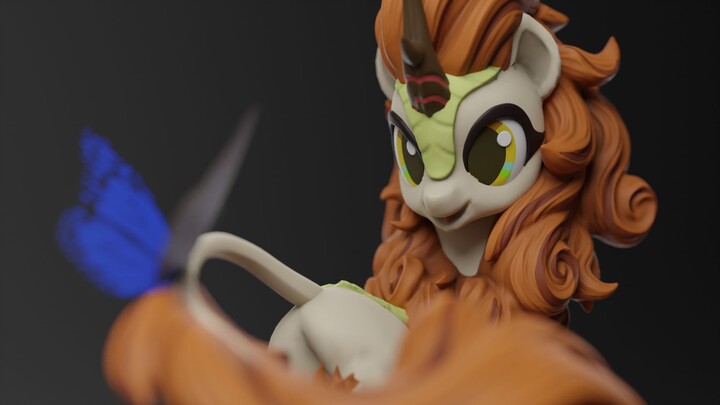 [MLP] แฟนม้าสร้างโมเดล Kirin นี่คือสิ่งที่เกิดขึ้นกับหน้าจอของเขา