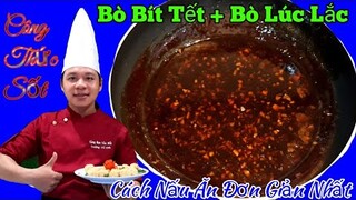 Mẹo làm " Nước Sốt Bò Bít Tết + Lúc Lắc √ cực kỳ đơn giản