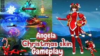 ANGELA CHRISTMAS SKIN GAMEPLAY🎄☃️🎁Merry Christmas!❤️❄️