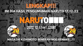 [ LENGKAP ] INI DIA PENGUMUMAN NARUTO 17.12.22 DI JUMP FESTA 🔥Bukan Mugen Tsukoyomi? Remake??