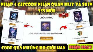 Hướng Dẫn Nhập 4 Code Liên Quân Nhận Quân Huy Và Skin Bậc Sss+ Hữu Hạn Mới Nhất