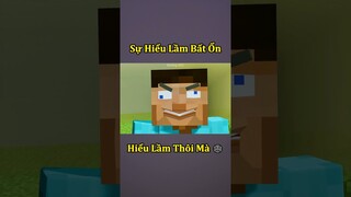 Sự Hiểu Lầm Bất Ổn Nhất Minecraft 🤣 #shorts