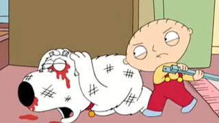 【Family Guy】 memukuli Brian