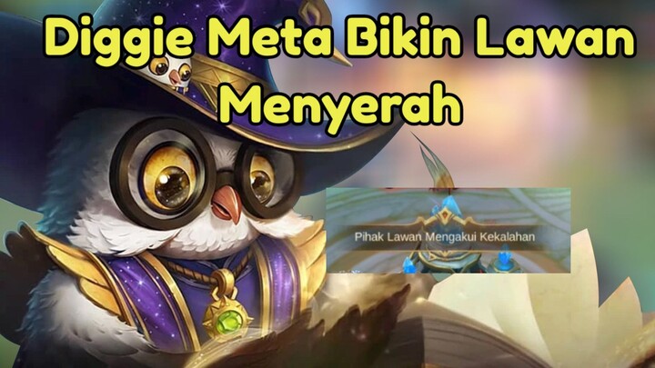 Diggie Meta Bikin Lawan Mengakui Kekalahan | Mobile Legends