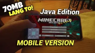 Minecraft Java for Android Mobile